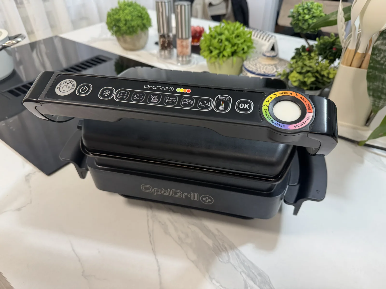 Tefal Optigrill cu tava pentru copt