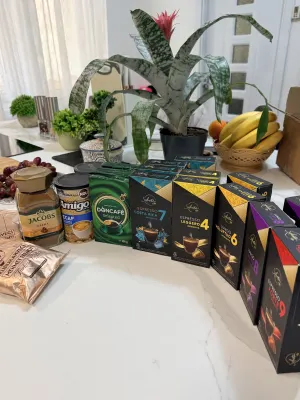 sortimente de cafea cumparate de la Carrefour