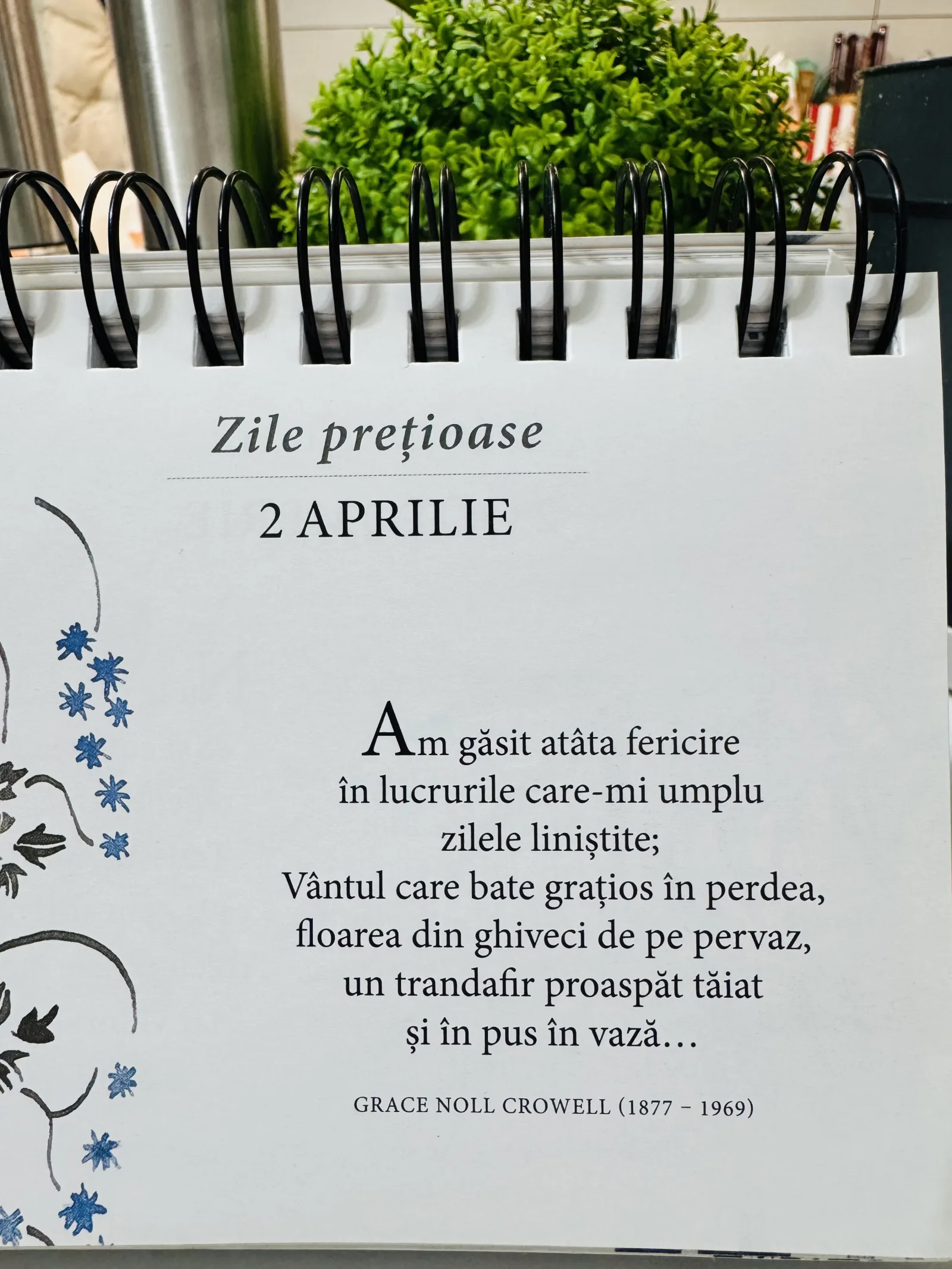 Calendar 2 aprilie