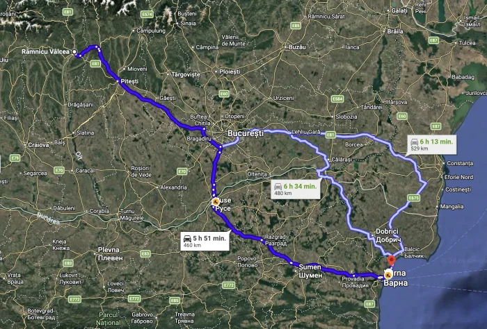 🌊 Din nou spre Nisipurile de Aur… drumul nostru spre vacanță ☀️🚗