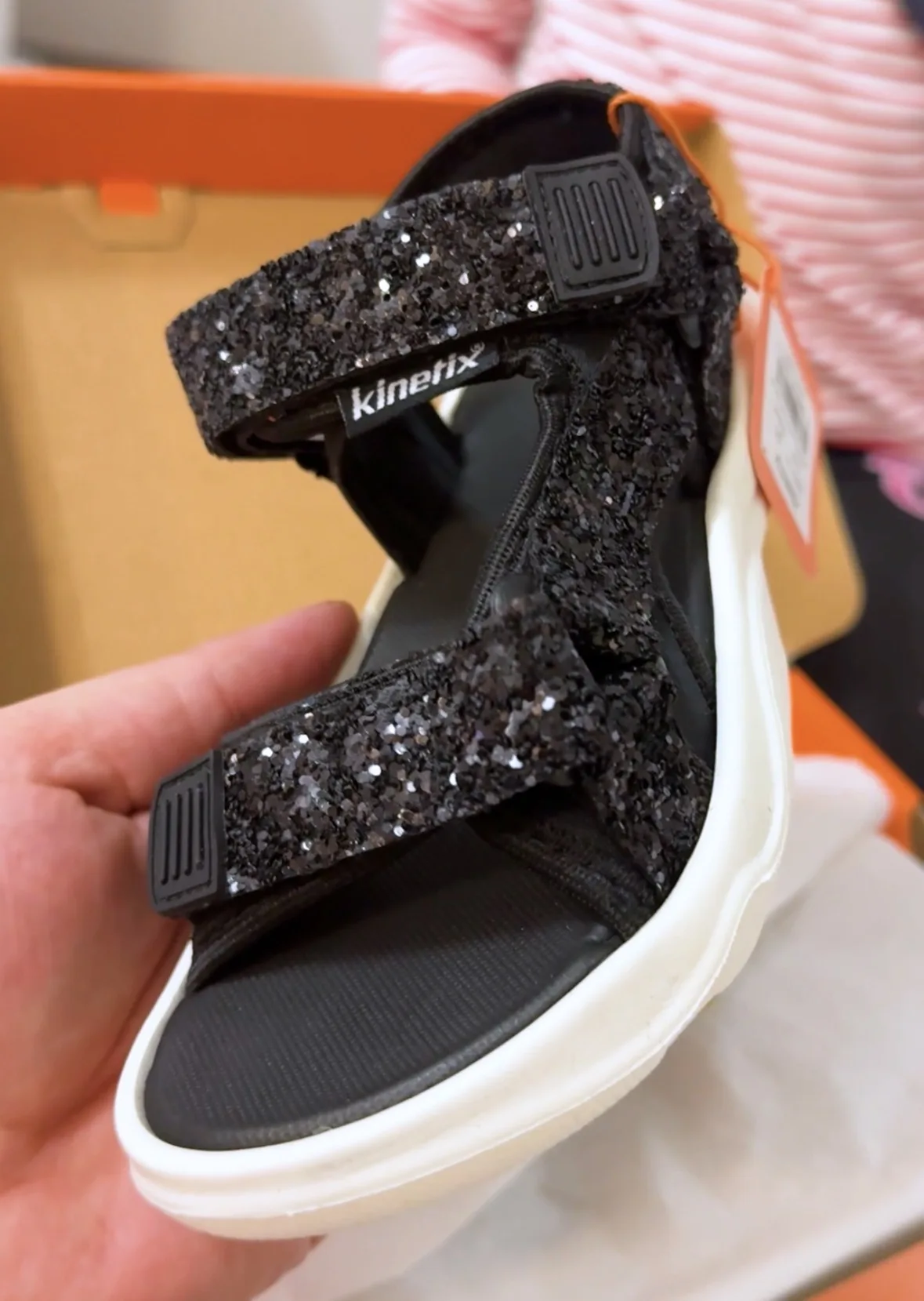 Kinetix SENNA F Sandale negre pentru fete
