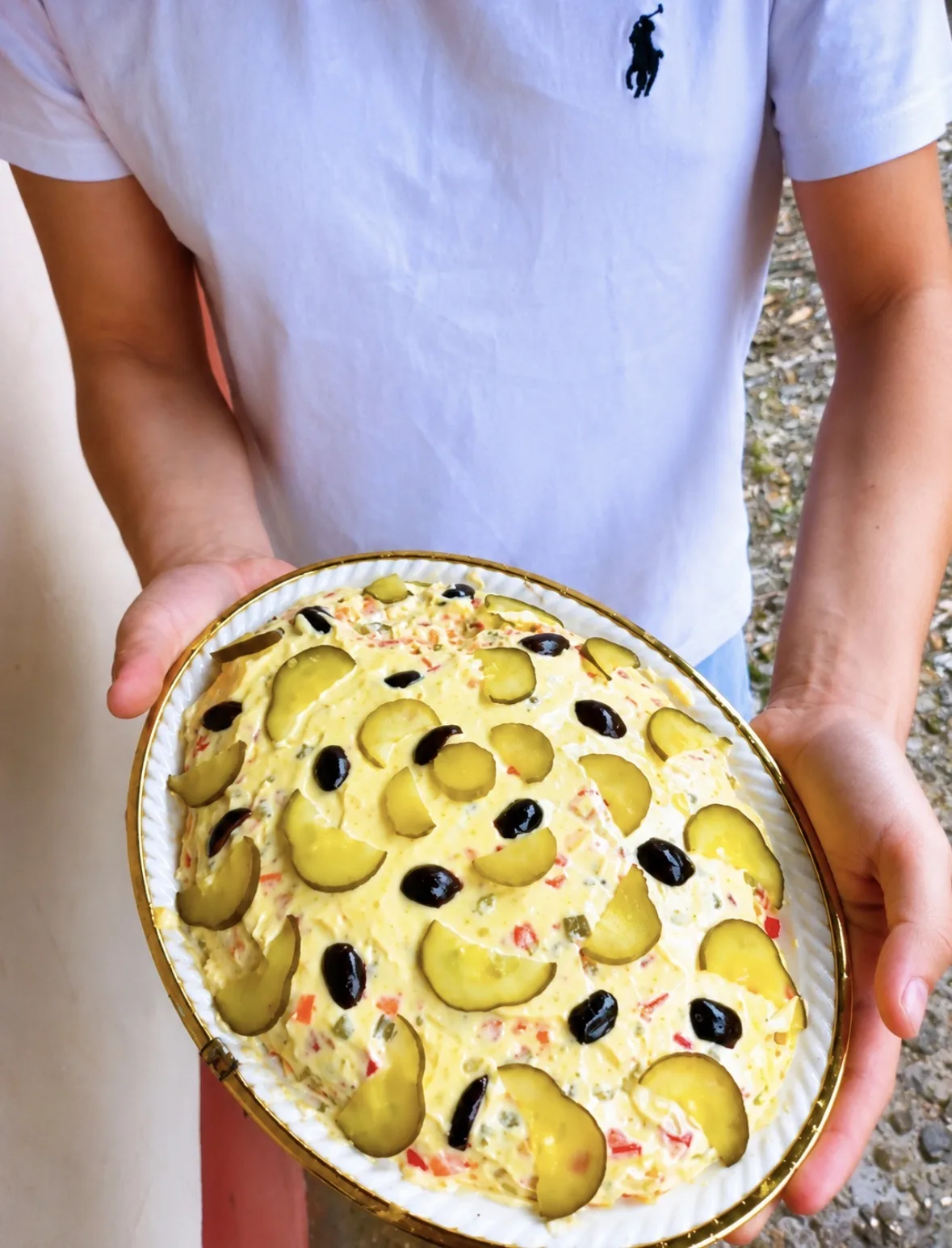 Salata e boeuf pregătită de Roberta și de David 