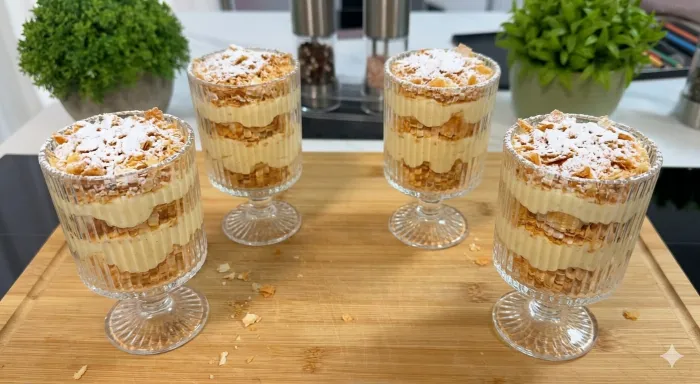 💖🥐 Răsfăț la pahar: Ileana a pregatit un fel de  Napoleon rapid ...