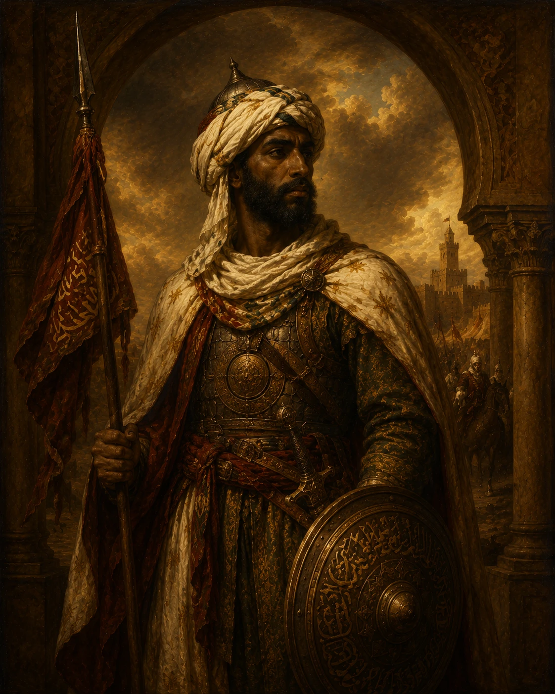 Soldat maur la 1400 în stil renascentist