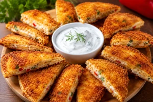 Felii crocante de tortilla cu pui și cașcaval&nbsp;