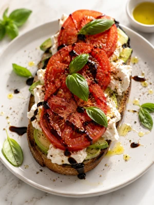 sandwich cu avocado si burrata