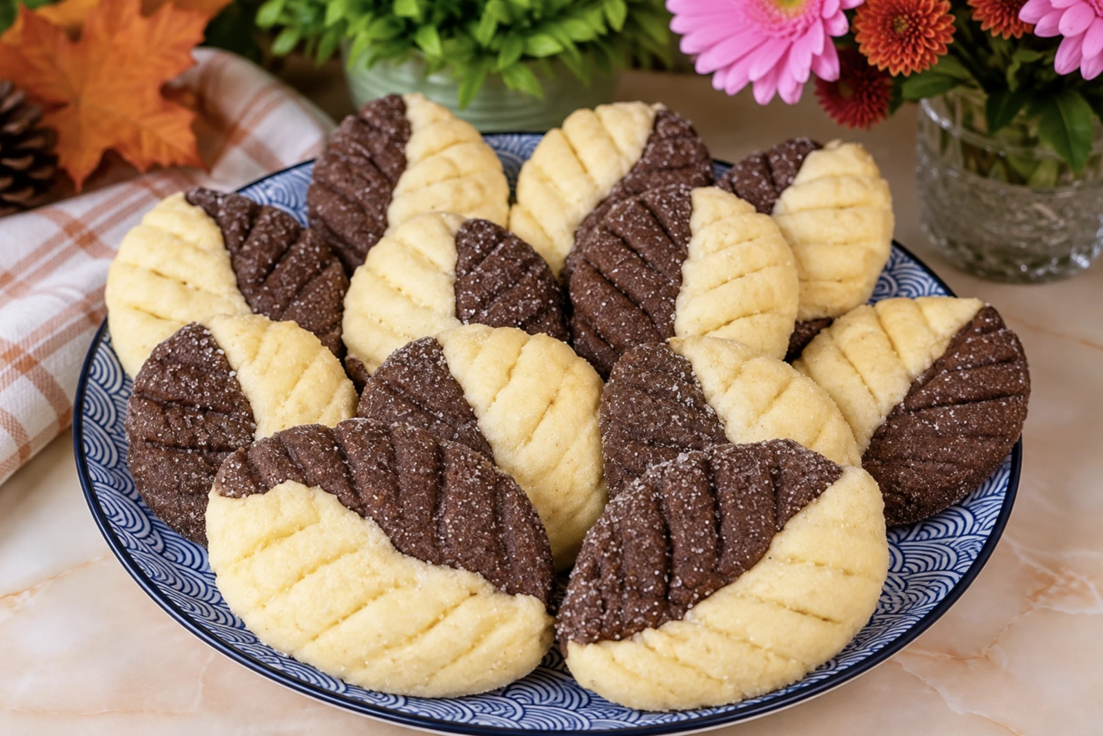 biscuiti frunze de toamna