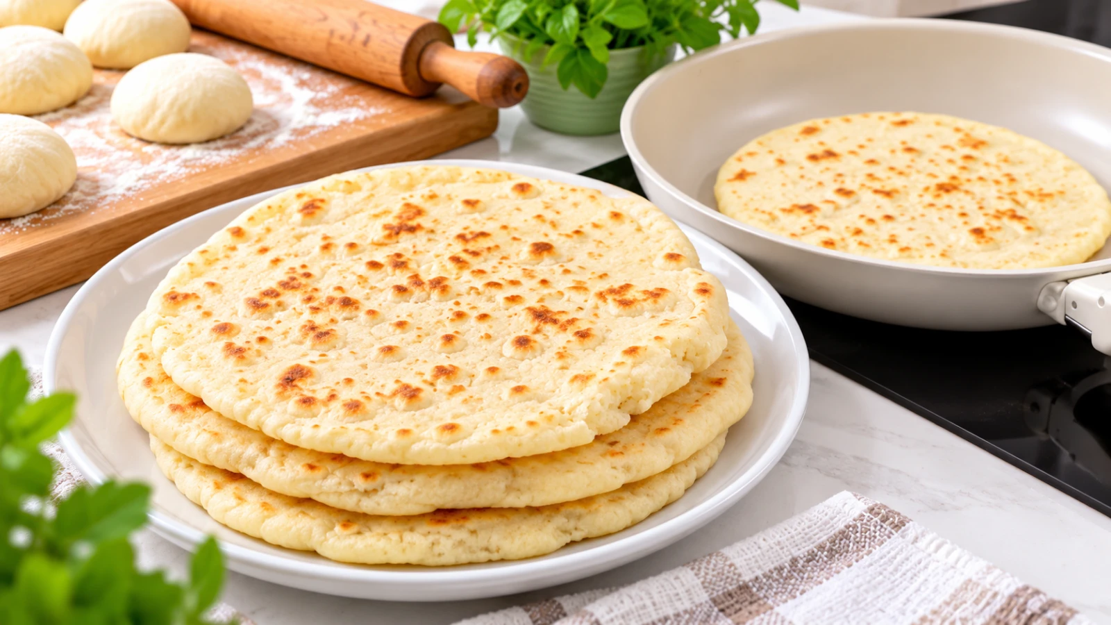 🫓 Turte oltenești pufoase la tigaie