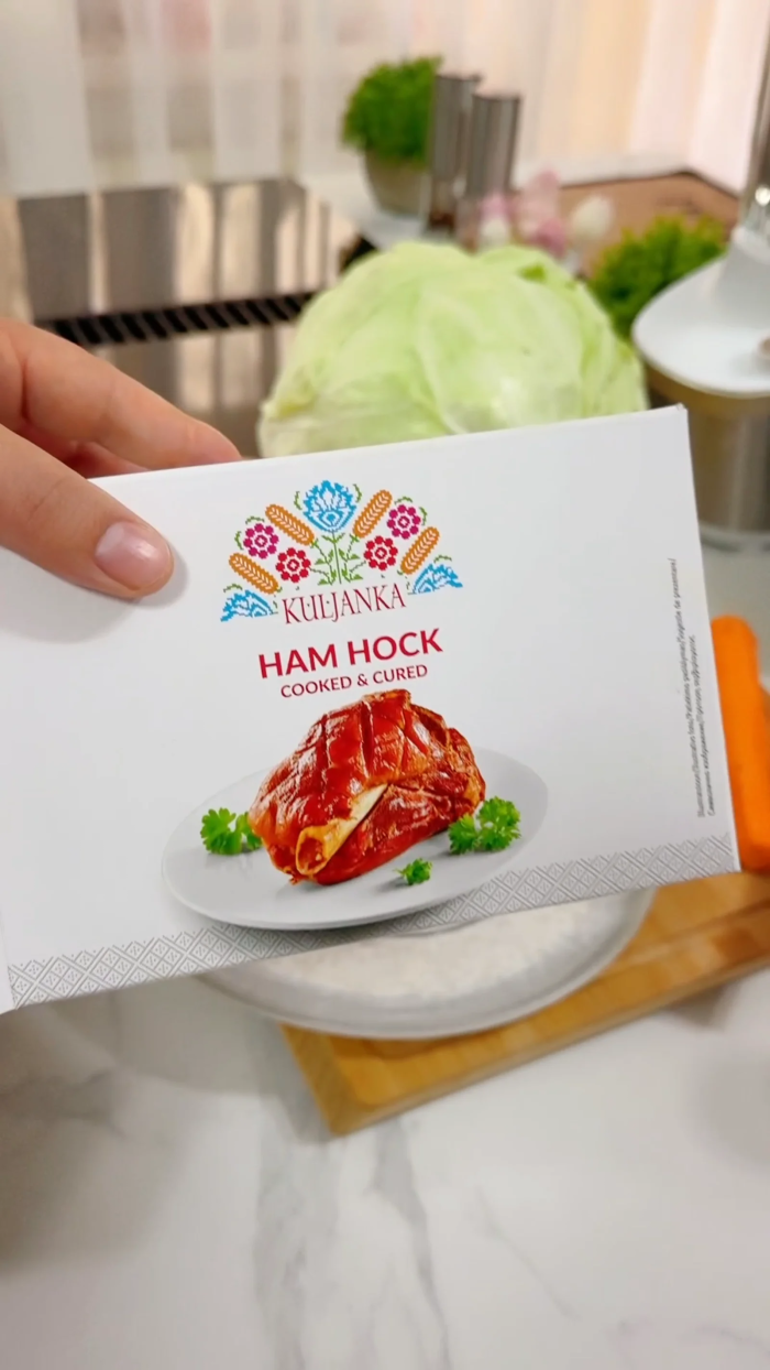 Ciolan de porc gatit lent, cumparat de la Lidl